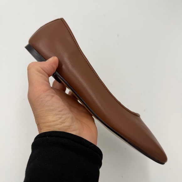 NEW Everlane Rum Brown Leather The Day Mary Jane Flat in Size 6.5 - Picture 8 of 16